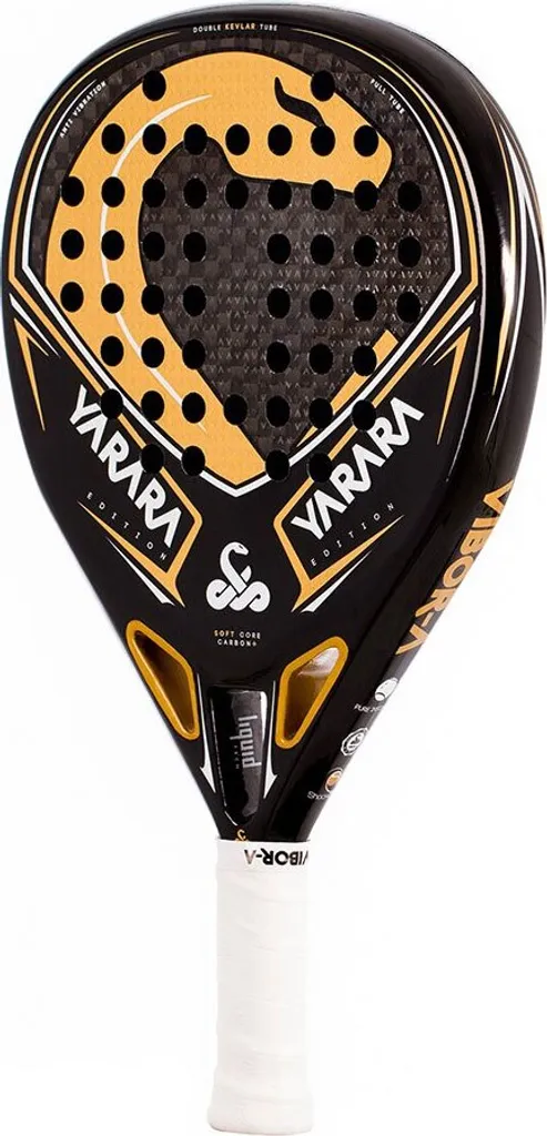 Raquette de padel Vibor-a Yarara Liquid Edition Carbone 12K Noir