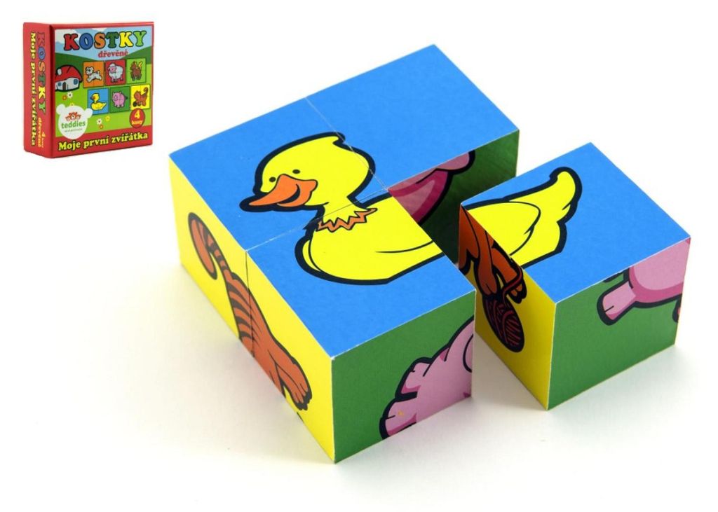 Kostumi di stoffa a forma di cubo, set di quattro, "I miei Immagine del prodotto 