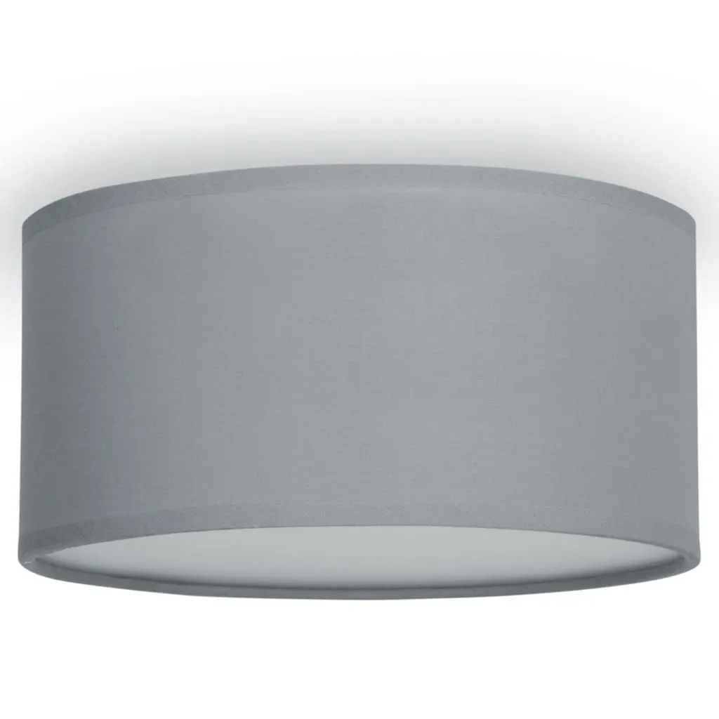 Smartwares Plafoniera Grigia in Tessuto - 20x20 cm Elegante
