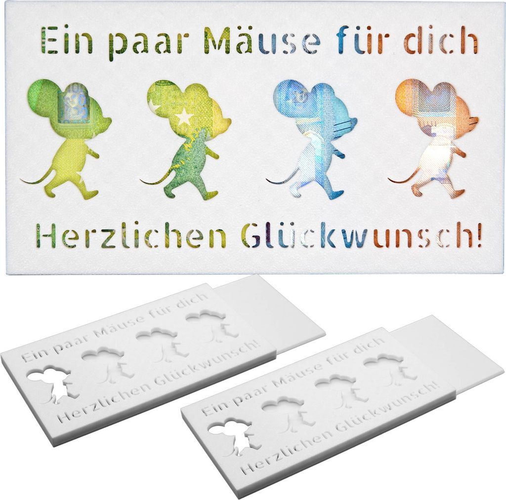2x Geldgeschenk Geburtstagskarte Geld Geschenkidee Produktbild 