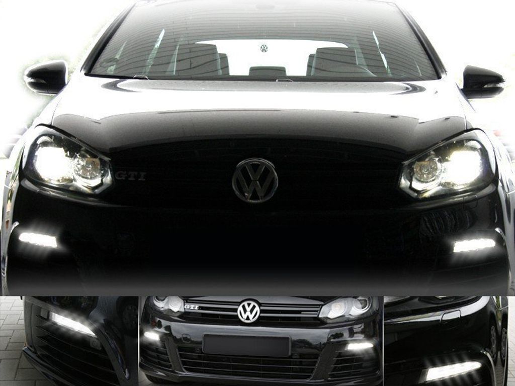 Original Kufatec Kabelbaum Adapter LED R Tagfahrleuchten für VW Golf 6 mit Xenon