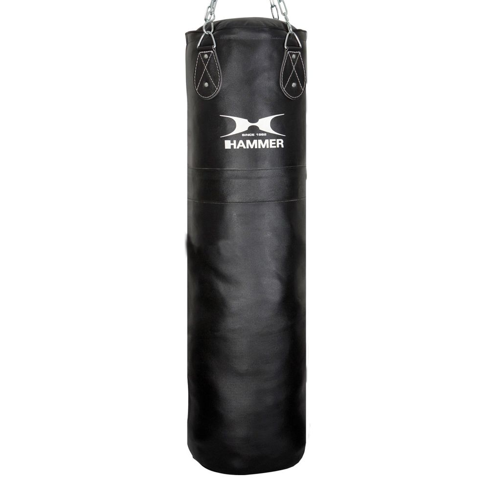 HAMMER Boxsack Leder Premium, 150 cm, Leder, 40 kg, doppelt Produktbild 