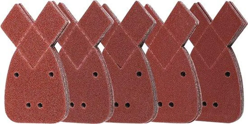 50 disques triangulaires 4 trous ponçage métaux à haute durabilité