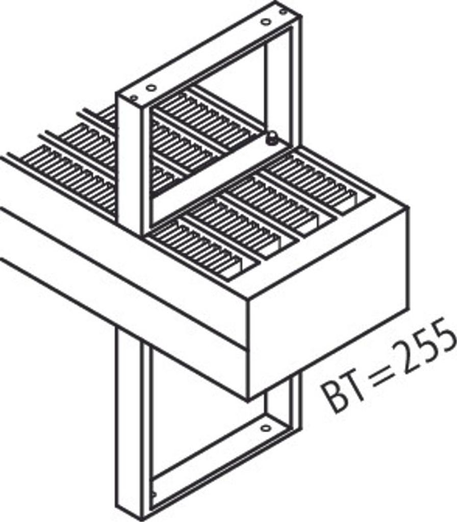 Rahmenhalterung für Konvektor Kermi 253/320 KN55;KS54 ZB00350012