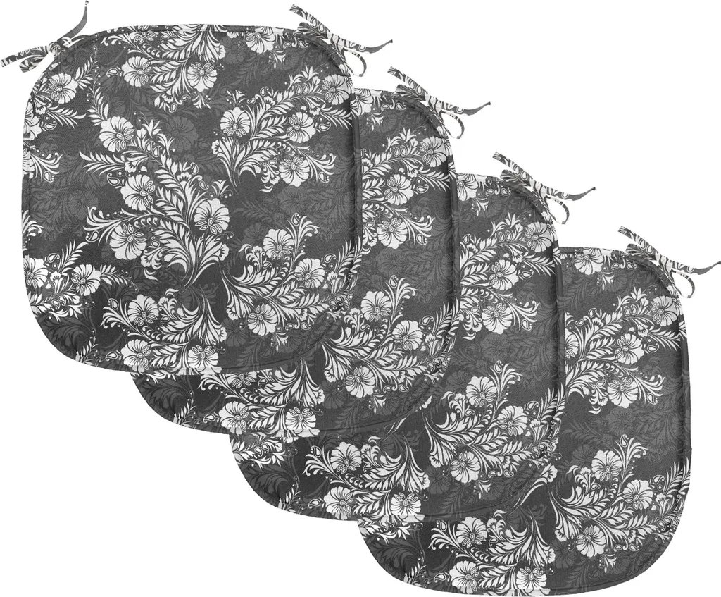 Coussins de Chaise Imperméables Décoratifs 40x40 cm - Pack de 4 Taupe