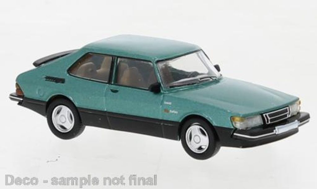 PCX Premium Classics Saab 900 Turbo, metallic-grün, 1986