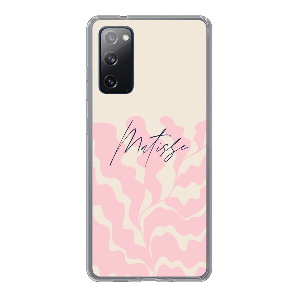 MuchoWow Handyhülle Schutzhülle Hülle für Samsung Galaxy S20 FE Matisse - Blume - Abstrakt Silikon Softcase Handy Hülle - Abdeckung
