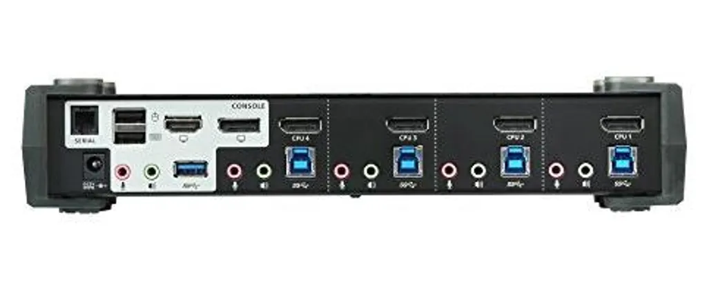 Fini les Câbles : Switch KVM 4 Ports DisplayPort 4K avec Hub USB 3.0