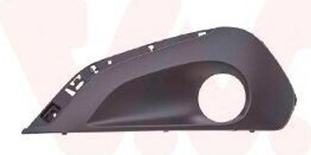 VAN WEZEL Lüftungsgitter Grill Stoßfänger passend für PEUGEOT 208 I Schrägheck (CA, CC) mit Loch/Löchern für Nebellampen