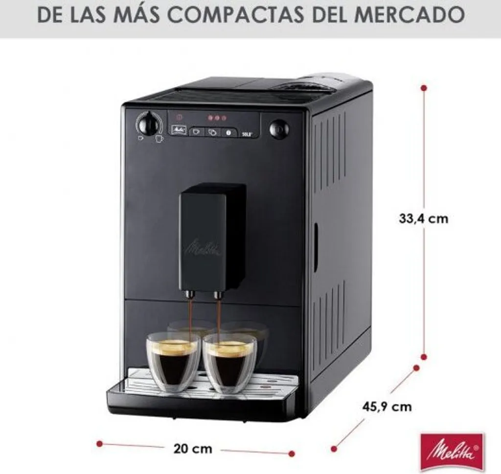Machine à café à grains compacte Melitta Solo pour espresso maison - 19