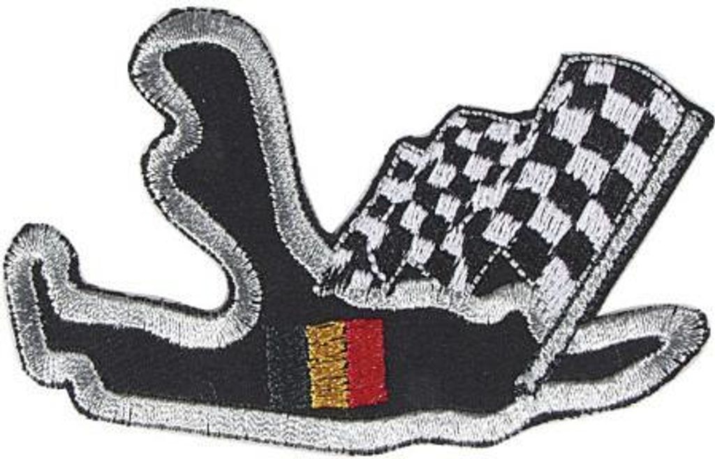 AUFNÄHER - Spa Francorchamps - 03011 - Gr. ca. 7,5 x 4 cm
