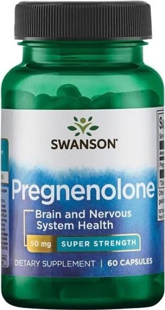 Pregnenolon 50 mg 60 kapsúl Swanson Health Products Obrázok produktu 