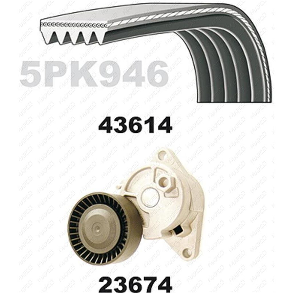 Keilrippenriemensatz, BMW 3 (E46) 316 i, 318 i