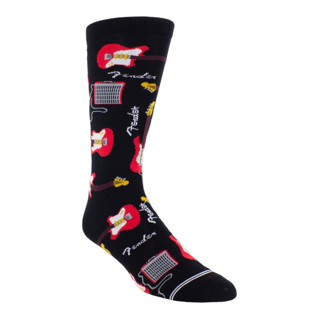 Socken Fender Fanartikel Gitarrenmotiv in 40-46 im Paar