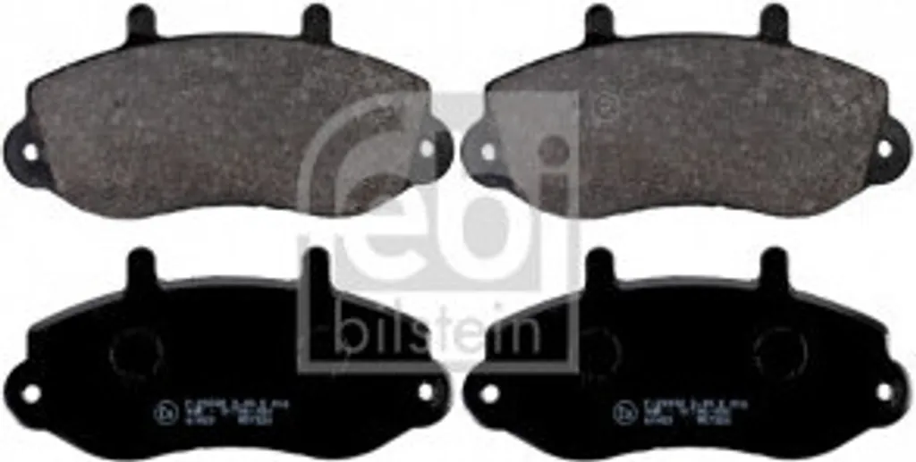Jeu de plaquettes de frein à disque Febi 16494 pour Renault Movano X70