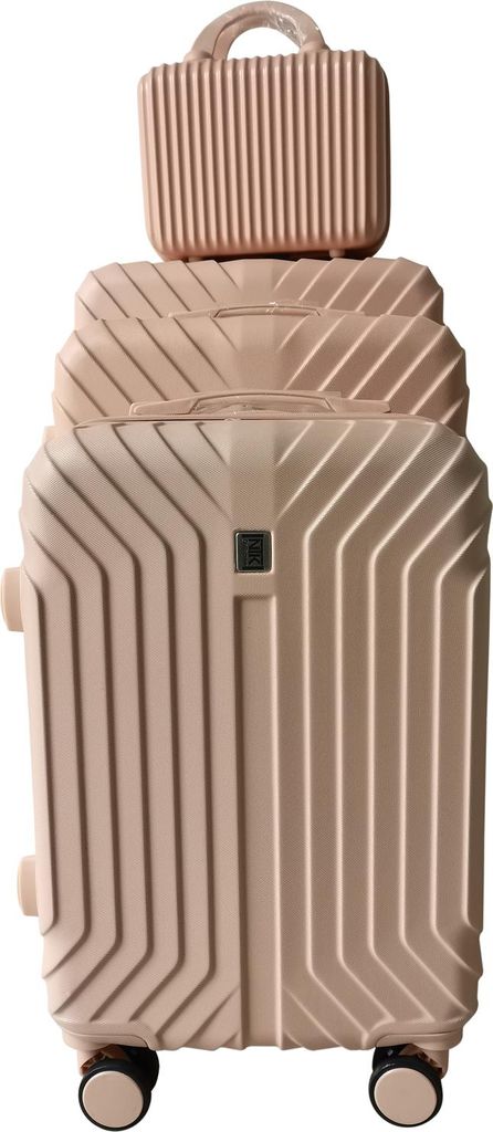 Hartschalenkoffer 4er-Set Mabell Rosa NTK-Collection