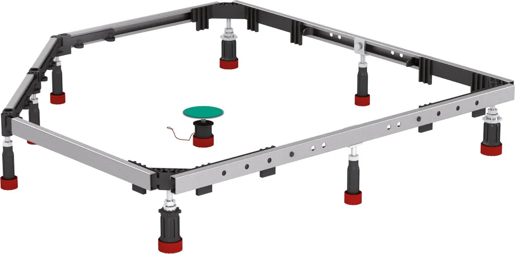 Support de receveur de douche 5-angle MEPA SF pour bacs ultra plats