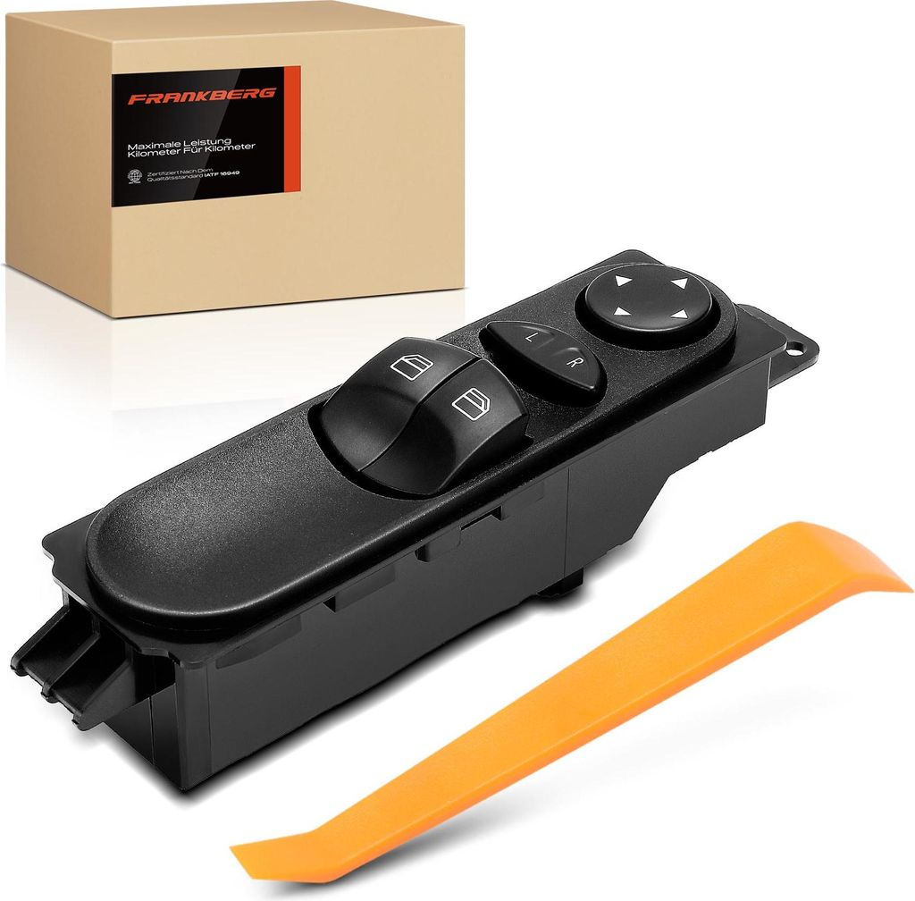 Frankberg 1x Fensterheberschalter Fahrerseitig für VW 2E 2F Mercedes-Benz Sprinter 906 2006-2017