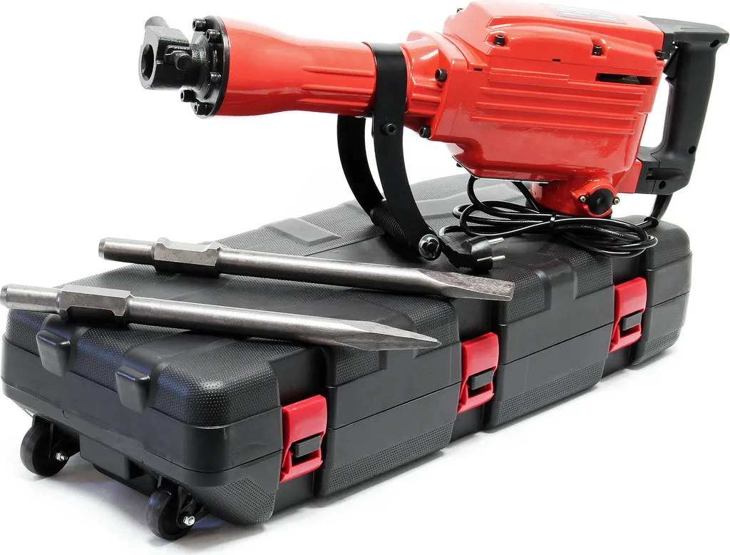 Marteau piqueur de chantier 1700W Wiltec - Brise-béton haute capacité
