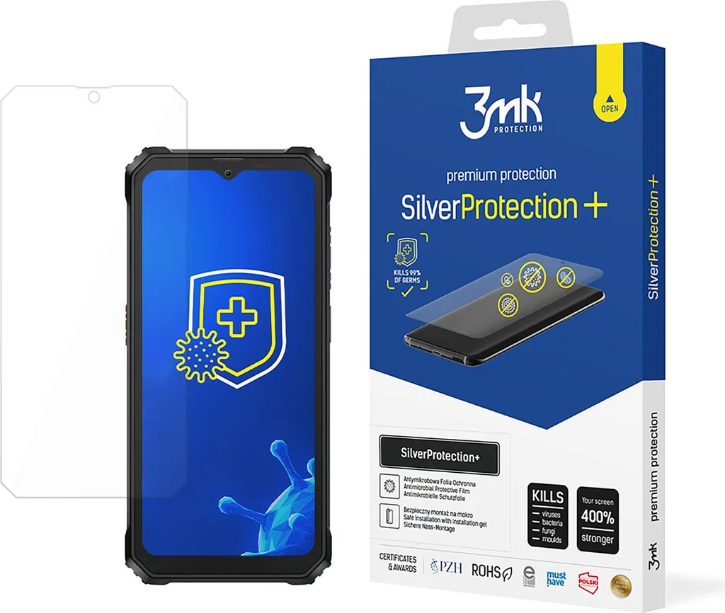 Blackview BV6200 Pro Rugged 13000mAh + Protezione Antimicrobica 3mk