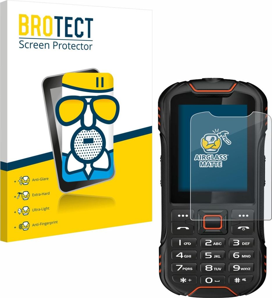 BROTECT Entspiegelungs Schutzglas für Gigaset GLX8 Schutzfolie Panzer Folie Glas Display Schutz matt