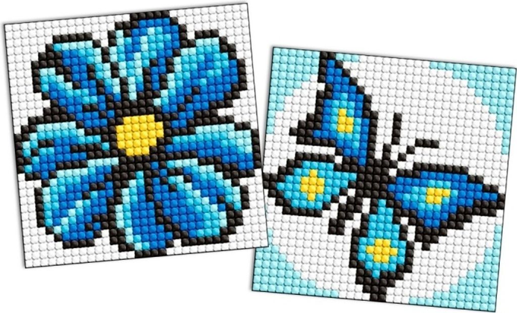 Diamant-Mosaik-Magnet für Kinder – Blau – Ideyka