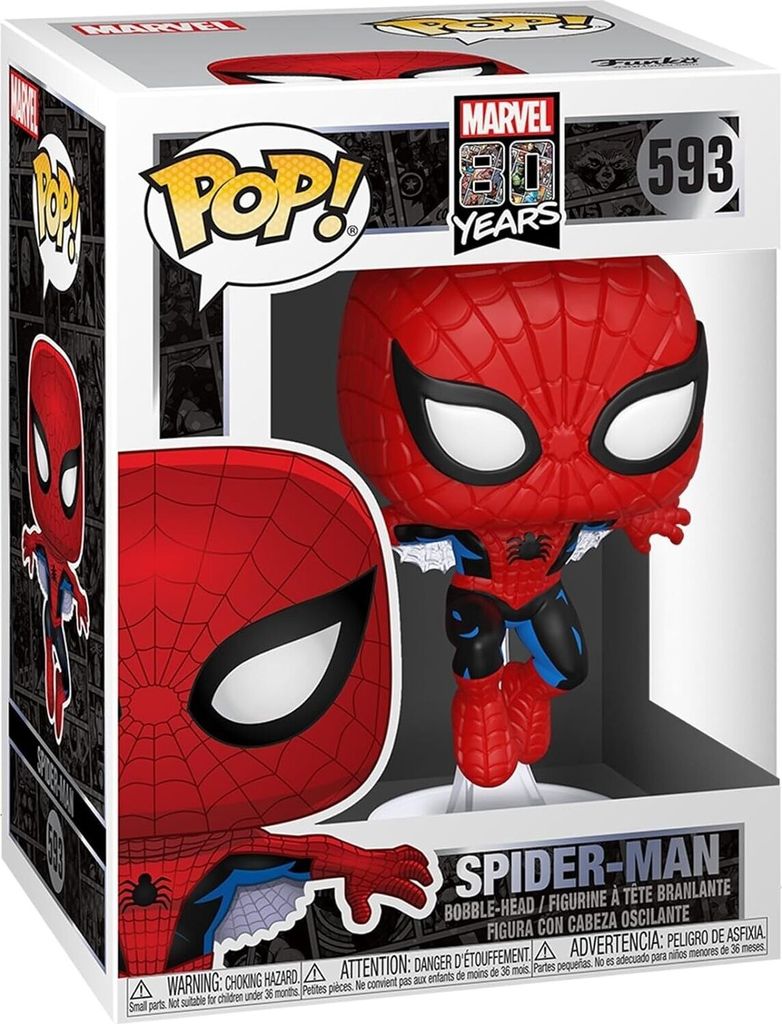 Marvel 80th - Spider-Man 593 - Funko Pop! - Vinyl Figur