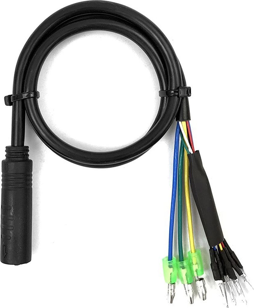 Fahrrad-zu-Elektrofahrrad-Umrüstmotor-Adapterkabel mit Buchse, 6-poligem Hall-Sensor und 3-Phasen-Position für Zubehör