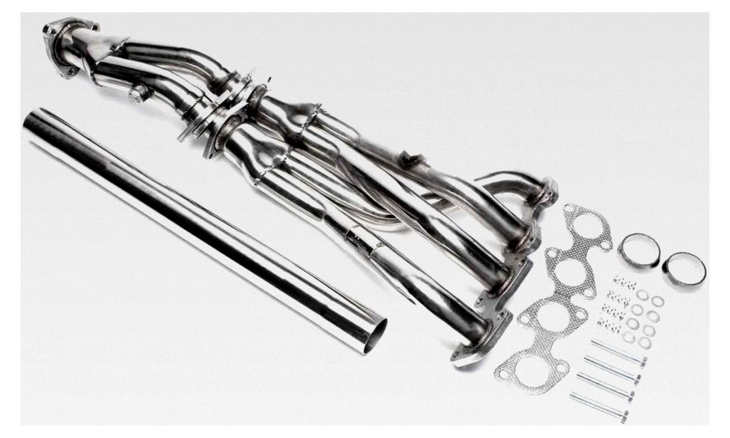 Fächerkrümmer aus Edelstahl mit Gutachten