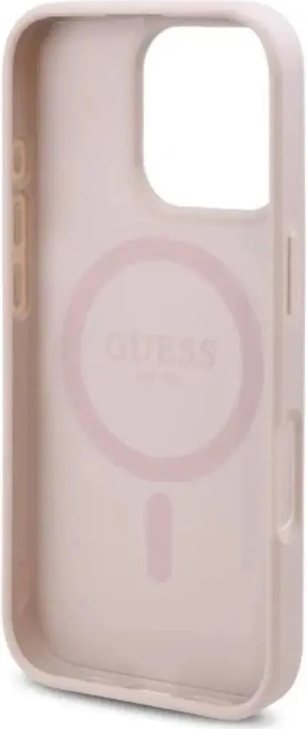 CG Mobile Guess GUHCP16M4GMGPI - Custodia rigida per iPhone 16 Plus 6,7, colore: Rosa