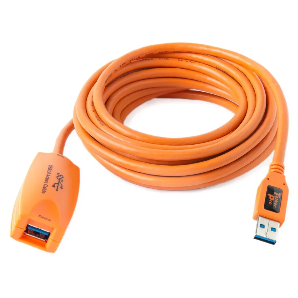 Rallonge active USB 3.0 de 5m pour transfert photo TetherPro Orange - 2