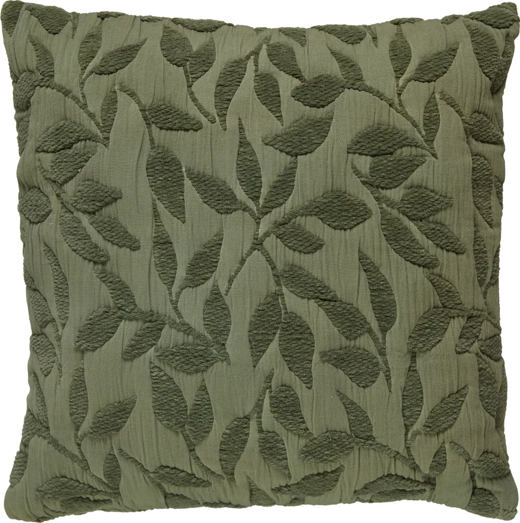 Coussin de confort vert clair 50x50 cm pour salon et chambre Lehto