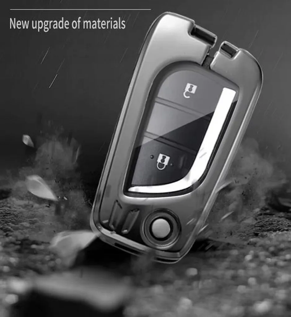 Offerta Kit 3 in 1 Custodia Chiave Toyota Pelle + Portachiavi | Yaris - 4