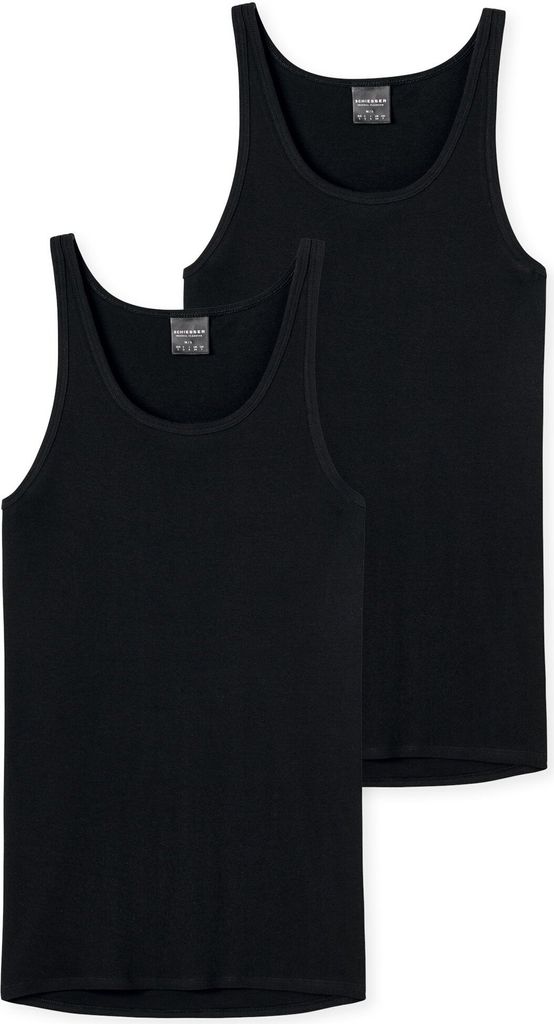 SCHIESSER Herren Unterhemd 2er Pack - Sport-Jacke, Original Produktbild 1