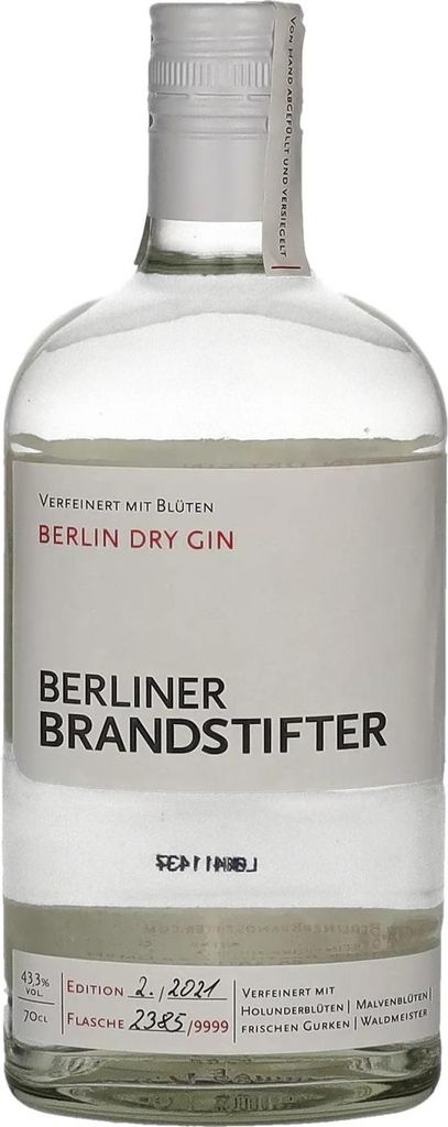 Berliner Brandstifter Berlin Dry Gin, 43,3% Produktbild 