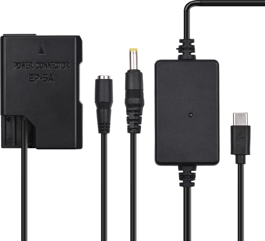 Adaptateur Secteur USB EP-5A pour Nikon D5100 D5200 et D3200 Chargeur