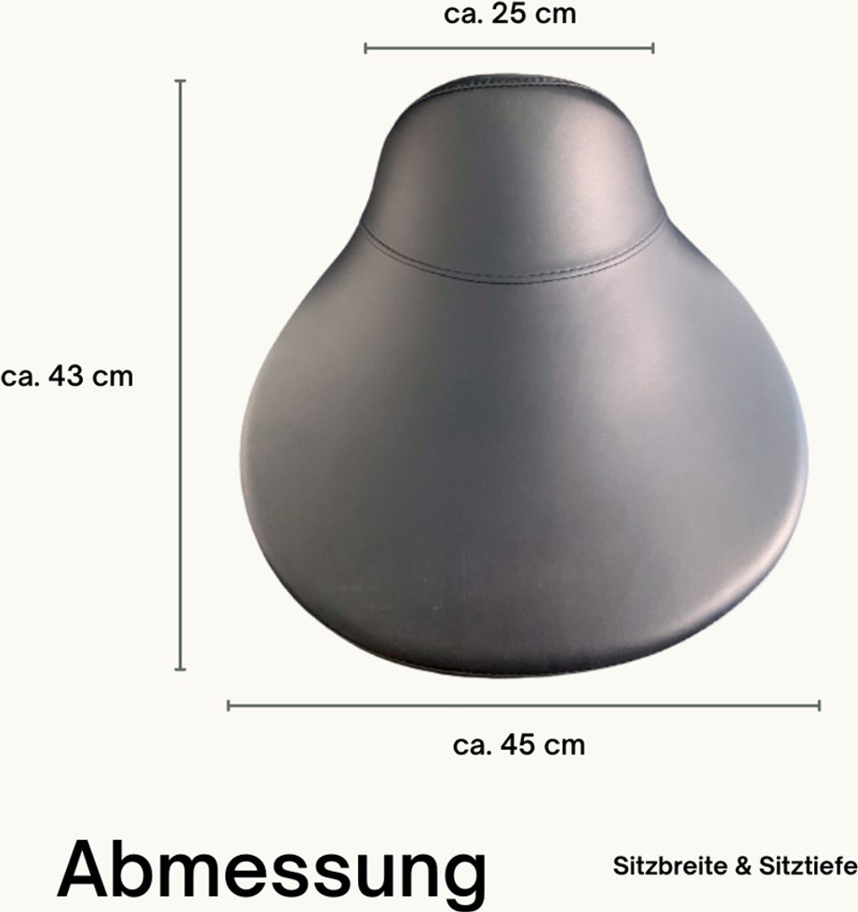 Sattelhocker, Sattelstuhl, Praxishocker - bequemes & Produktbild 4