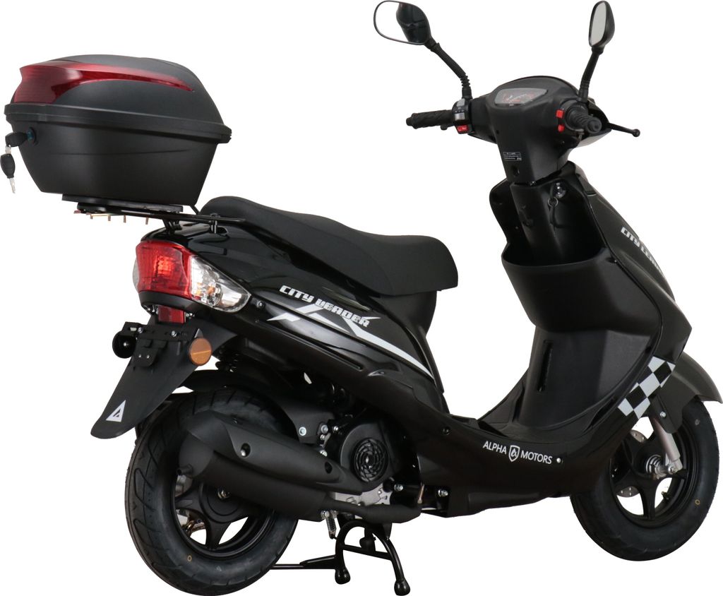 Mofaroller CityLeader 50 ccm 25 kmh EURO 5 schwarz inkl. Produktbild 4