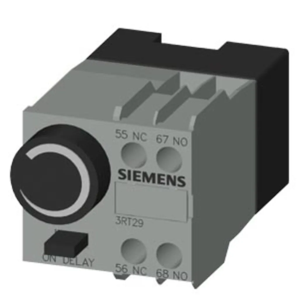 Bloc temporisé pneumatique Siemens pour contacteur inverseur 3RT2