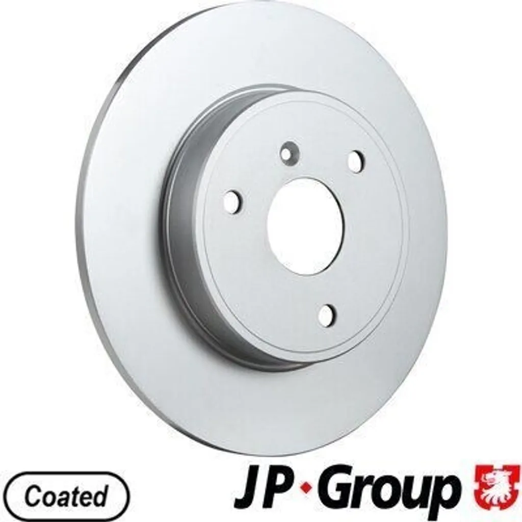 Disque de frein 280mm avant pour Smart 451 JP GROUP : Sécurité et Confort