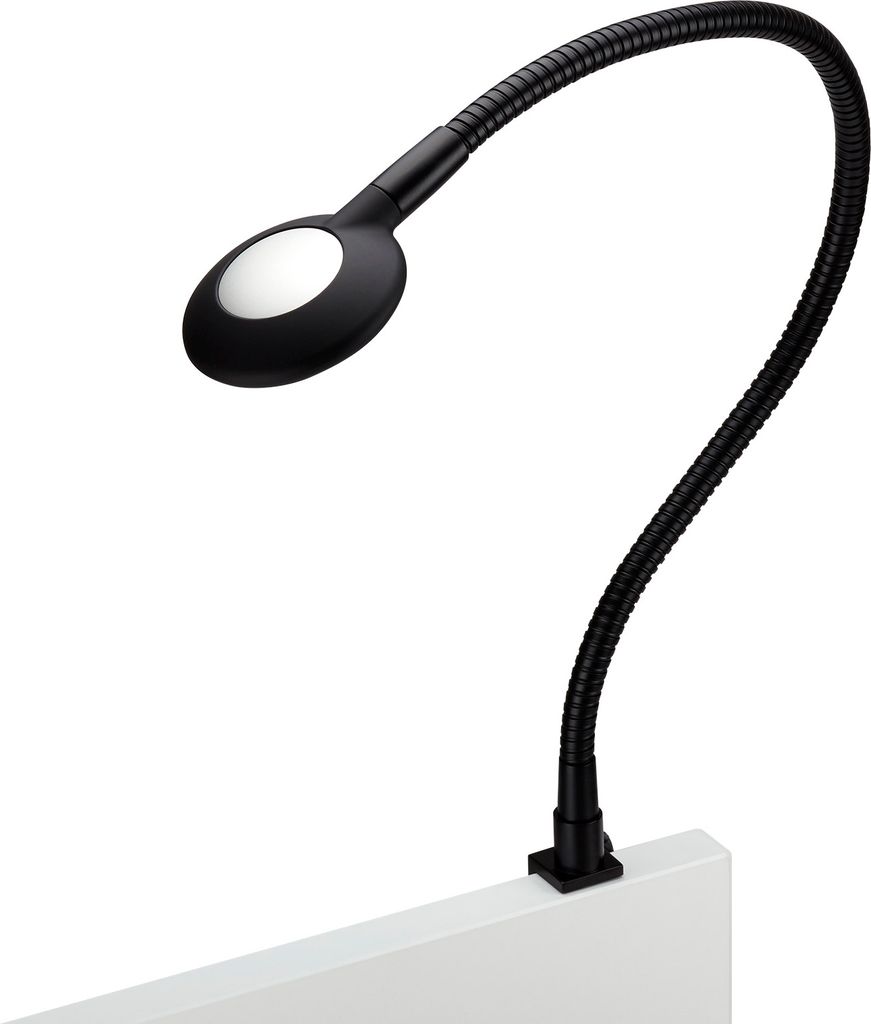 JUNKER Lighting LED Leseleuchte CALDO Möbellampe mit flexiblem Leuchtenarm und Touchsensor 12 V Caravanleuchte Bettleuchte ohne Trafo