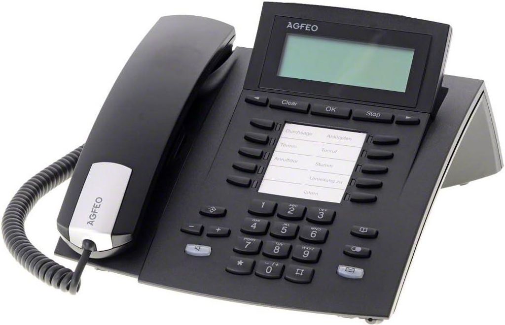 Agfeo Systemtelefon ST 22 schwarz Produktbild 