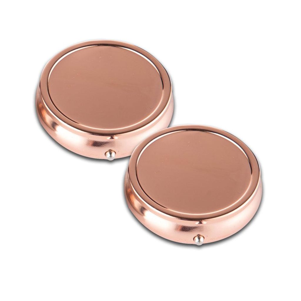 2x Taschenaschenbecher | Farbe: Rosegold | Material: Metall Produktbild 