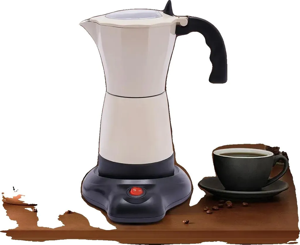 Machine à expresso anti-vibration blanche : café pro sans effort