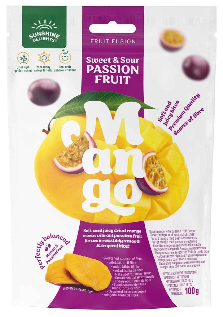Sunshine Delights Fruit Fusion Sweet & Sour Passion Fruit Produktbild 