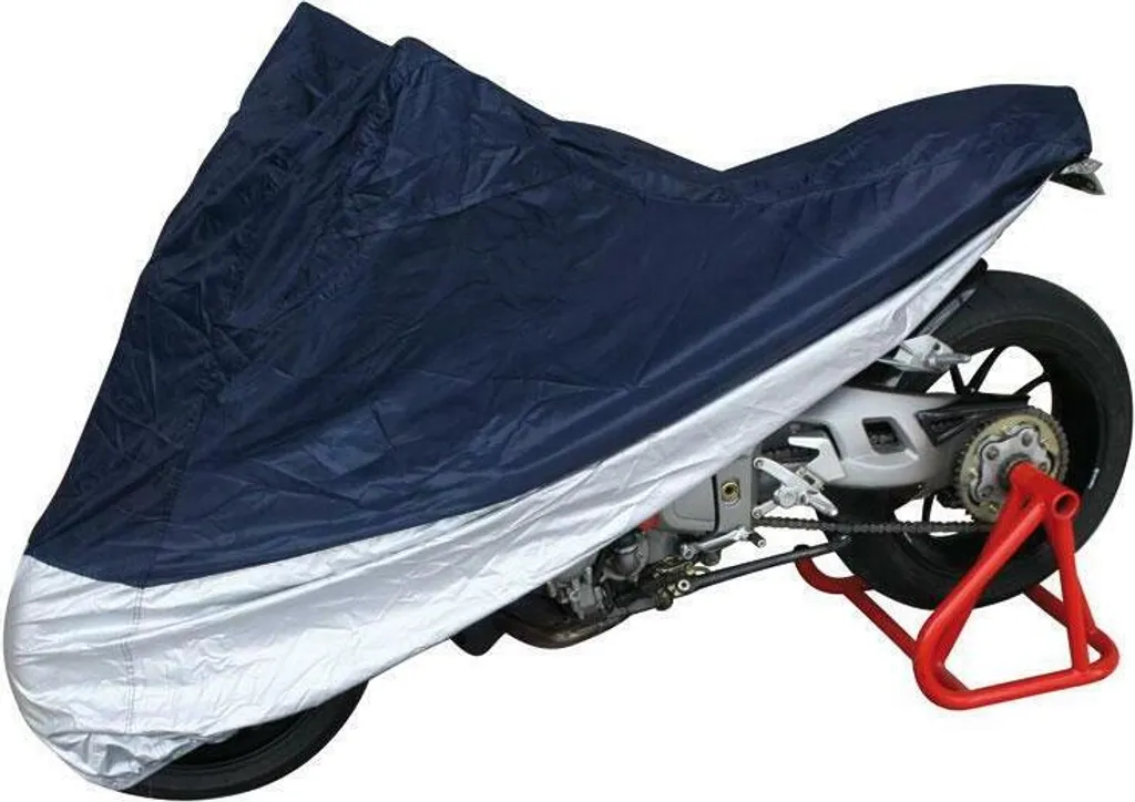 VECTOR Telone da interno/esterno per moto/scooter - Blu/Argento - 2XL