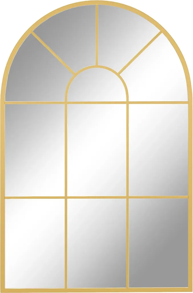 Miroir mural décoratif pour agrandir le salon ou couloir - 60 x 91 cm