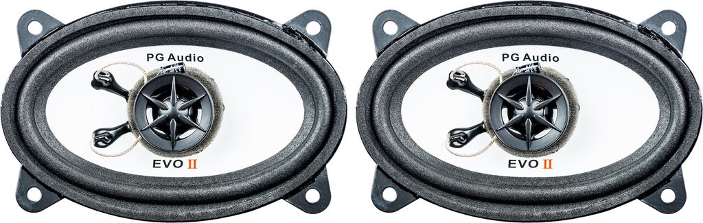 PG Audio 9x15 cm 2 Wege Koax-Lautsprecher 4x6 Zoll 160 Watt 1 Paar