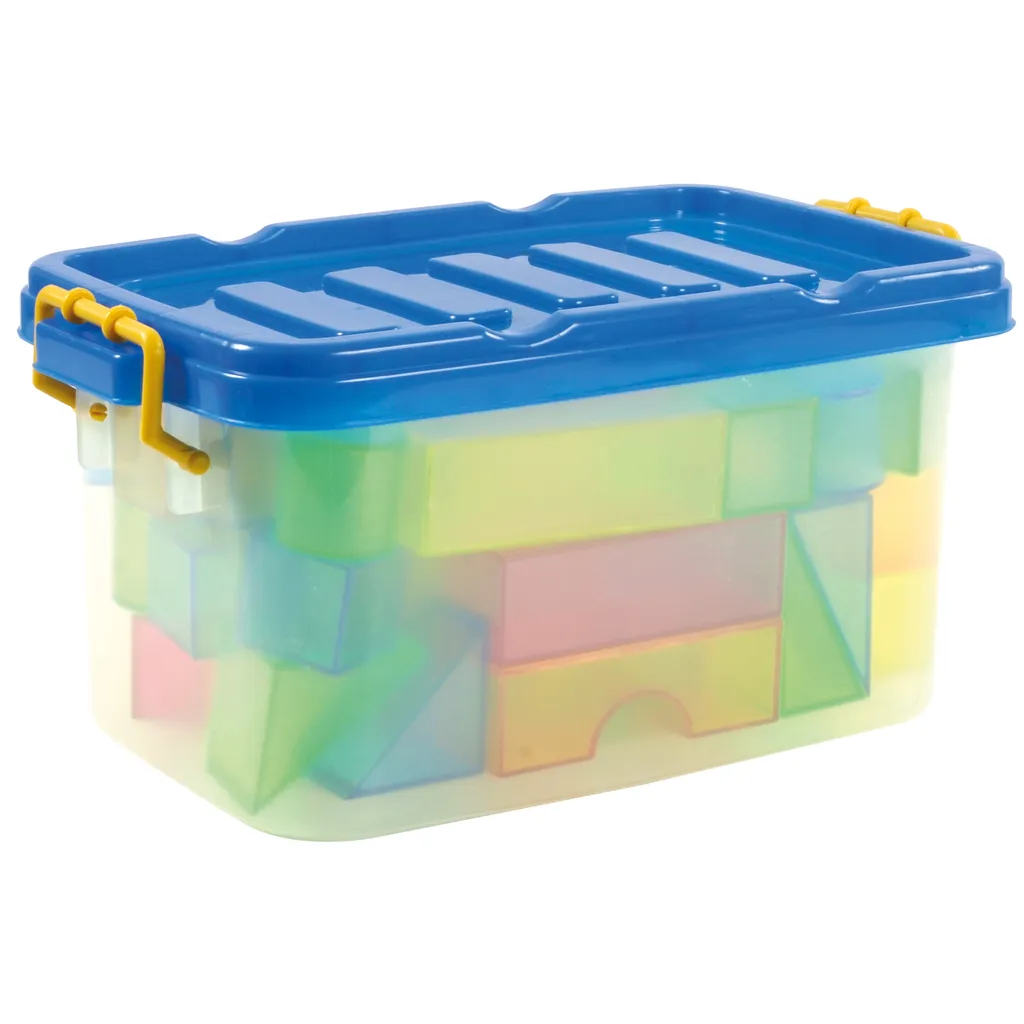 Briques de construction incassables avec boîte de rangement, 51 pcs
