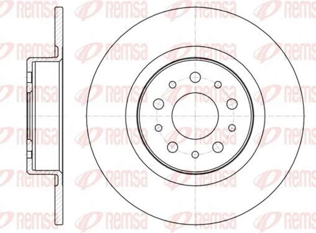 Disque de frein avant ventilé compatible Alfa Romeo 156 et GT Coupé